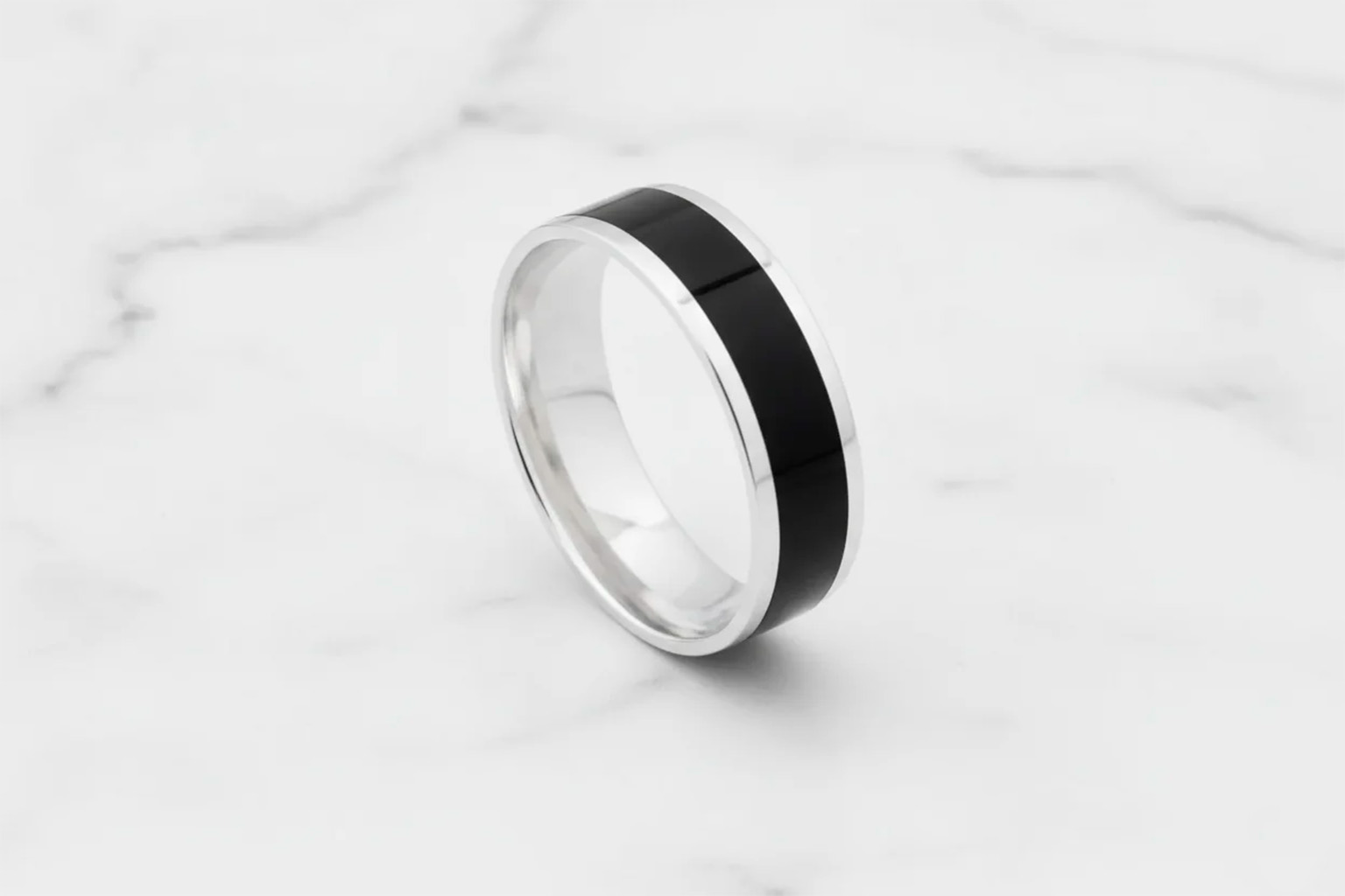 Anillo Cinta de Naturaleza – 6mm