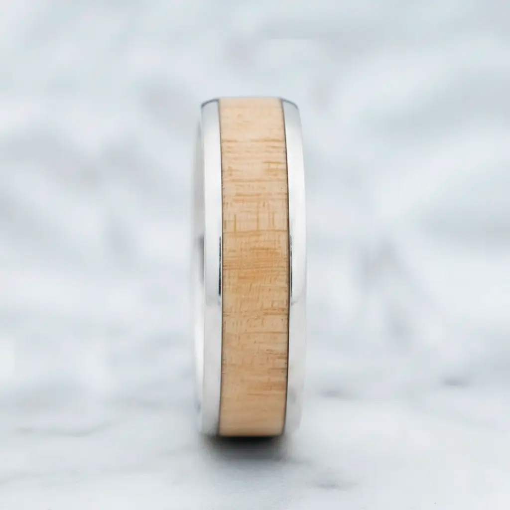 Anillo Cinta de Naturaleza – 6mm - Imagen 7