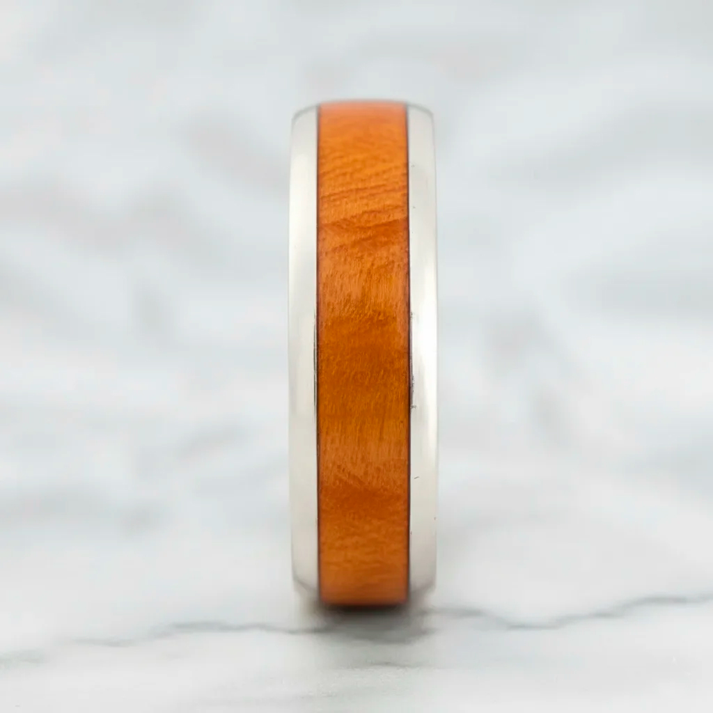 Anillo Cinta de Naturaleza – 6mm - Imagen 4