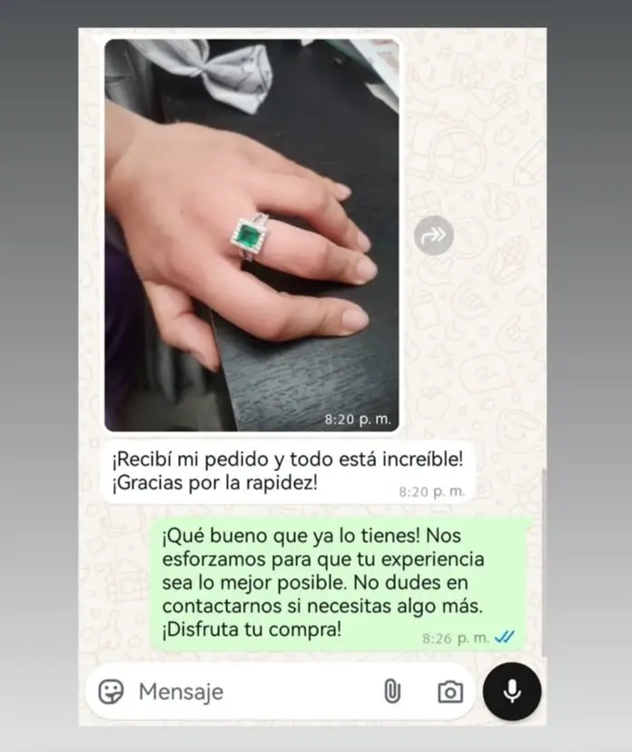 Reseña de cliente Velloria